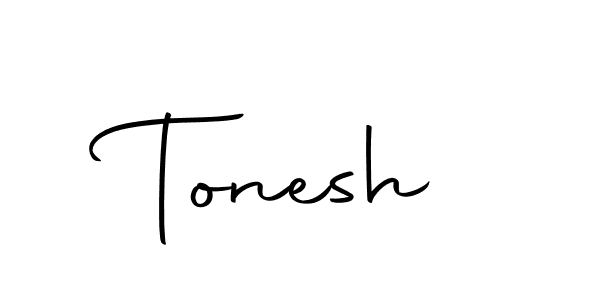 Use a signature maker to create a handwritten signature online. With this signature software, you can design (Autography-DOLnW) your own signature for name Tonesh. Tonesh signature style 10 images and pictures png