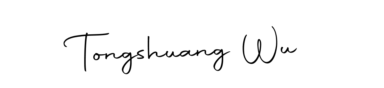 Make a beautiful signature design for name Tongshuang Wu. Use this online signature maker to create a handwritten signature for free. Tongshuang Wu signature style 10 images and pictures png