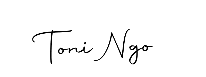 Use a signature maker to create a handwritten signature online. With this signature software, you can design (Autography-DOLnW) your own signature for name Toni Ngo. Toni Ngo signature style 10 images and pictures png