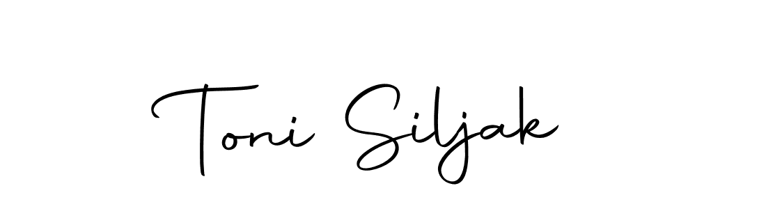 Design your own signature with our free online signature maker. With this signature software, you can create a handwritten (Autography-DOLnW) signature for name Toni Siljak. Toni Siljak signature style 10 images and pictures png