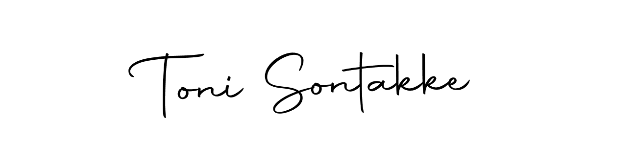 Toni Sontakke stylish signature style. Best Handwritten Sign (Autography-DOLnW) for my name. Handwritten Signature Collection Ideas for my name Toni Sontakke. Toni Sontakke signature style 10 images and pictures png