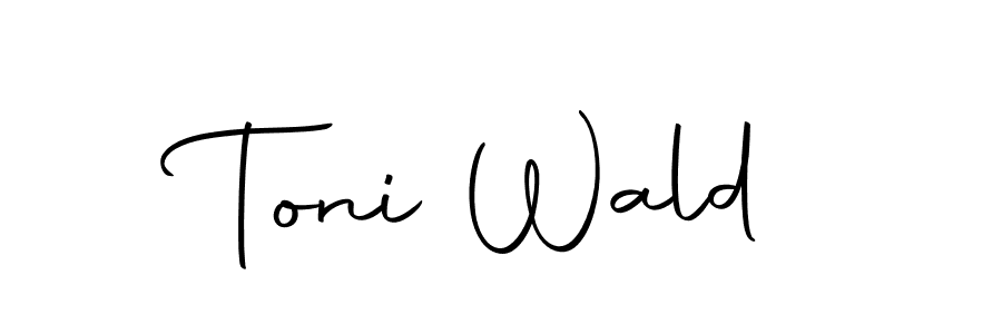 You can use this online signature creator to create a handwritten signature for the name Toni Wald. This is the best online autograph maker. Toni Wald signature style 10 images and pictures png