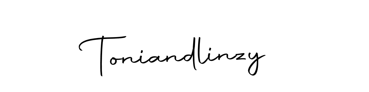 Similarly Autography-DOLnW is the best handwritten signature design. Signature creator online .You can use it as an online autograph creator for name Toniandlinzy. Toniandlinzy signature style 10 images and pictures png