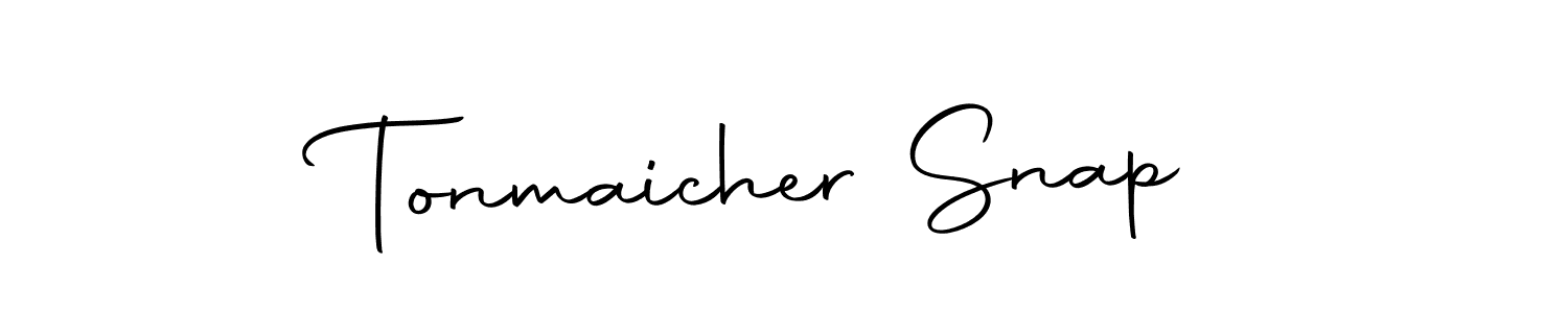 The best way (Autography-DOLnW) to make a short signature is to pick only two or three words in your name. The name Tonmaicher Snap include a total of six letters. For converting this name. Tonmaicher Snap signature style 10 images and pictures png