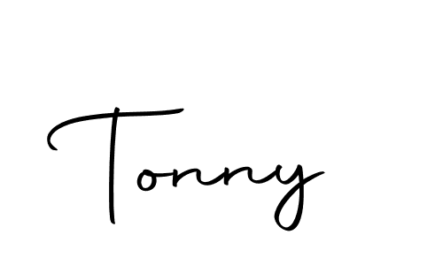 Make a beautiful signature design for name Tonny. With this signature (Autography-DOLnW) style, you can create a handwritten signature for free. Tonny signature style 10 images and pictures png