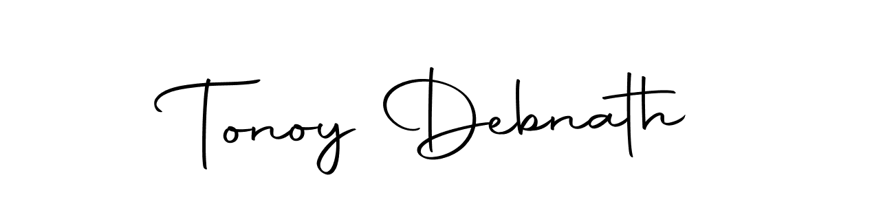 How to make Tonoy Debnath name signature. Use Autography-DOLnW style for creating short signs online. This is the latest handwritten sign. Tonoy Debnath signature style 10 images and pictures png