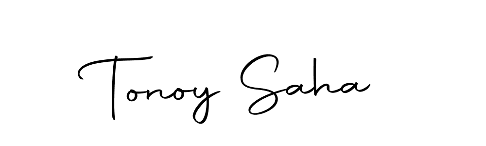 Use a signature maker to create a handwritten signature online. With this signature software, you can design (Autography-DOLnW) your own signature for name Tonoy Saha. Tonoy Saha signature style 10 images and pictures png