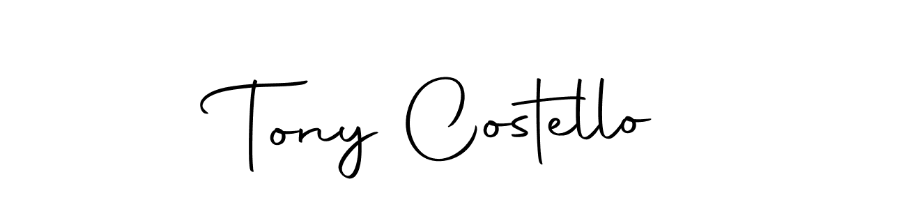 Make a beautiful signature design for name Tony Costello. Use this online signature maker to create a handwritten signature for free. Tony Costello signature style 10 images and pictures png