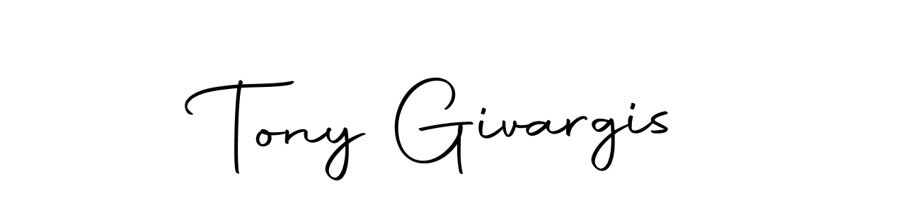 You should practise on your own different ways (Autography-DOLnW) to write your name (Tony Givargis) in signature. don't let someone else do it for you. Tony Givargis signature style 10 images and pictures png