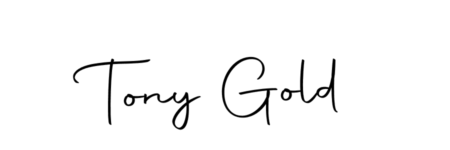 Design your own signature with our free online signature maker. With this signature software, you can create a handwritten (Autography-DOLnW) signature for name Tony Gold. Tony Gold signature style 10 images and pictures png