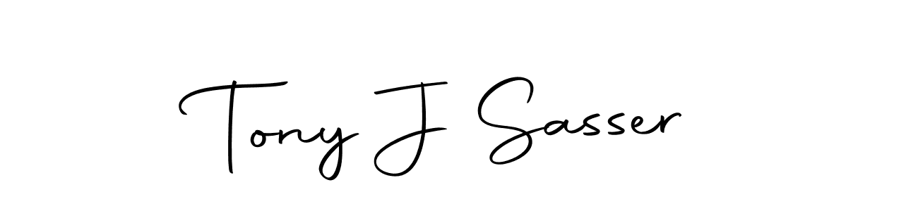 You should practise on your own different ways (Autography-DOLnW) to write your name (Tony J Sasser) in signature. don't let someone else do it for you. Tony J Sasser signature style 10 images and pictures png