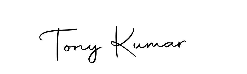 Create a beautiful signature design for name Tony Kumar. With this signature (Autography-DOLnW) fonts, you can make a handwritten signature for free. Tony Kumar signature style 10 images and pictures png