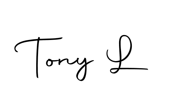 It looks lik you need a new signature style for name Tony L. Design unique handwritten (Autography-DOLnW) signature with our free signature maker in just a few clicks. Tony L signature style 10 images and pictures png