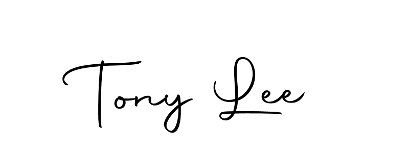 How to make Tony Lee name signature. Use Autography-DOLnW style for creating short signs online. This is the latest handwritten sign. Tony Lee signature style 10 images and pictures png