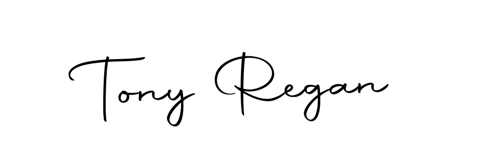 How to make Tony Regan name signature. Use Autography-DOLnW style for creating short signs online. This is the latest handwritten sign. Tony Regan signature style 10 images and pictures png