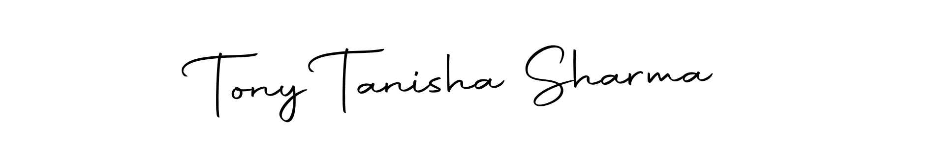 Make a short Tony Tanisha Sharma signature style. Manage your documents anywhere anytime using Autography-DOLnW. Create and add eSignatures, submit forms, share and send files easily. Tony Tanisha Sharma signature style 10 images and pictures png