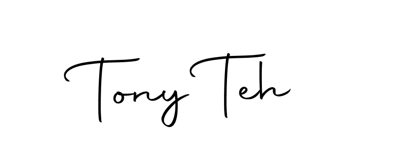 You should practise on your own different ways (Autography-DOLnW) to write your name (Tony Teh) in signature. don't let someone else do it for you. Tony Teh signature style 10 images and pictures png