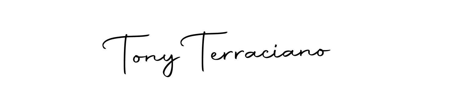 Use a signature maker to create a handwritten signature online. With this signature software, you can design (Autography-DOLnW) your own signature for name Tony Terraciano. Tony Terraciano signature style 10 images and pictures png