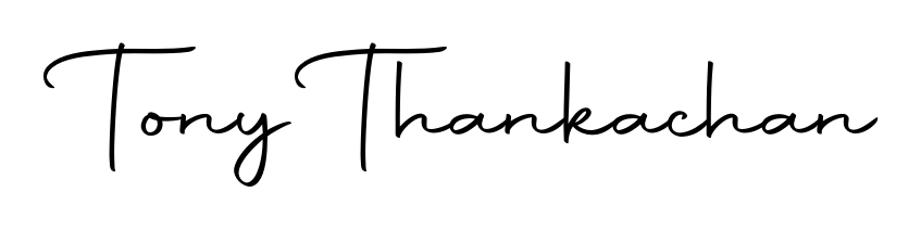 The Autography-DOLnW font gives name Tony Thankachan a signature that looks effortless yet distinguished. Download high-res PNG instantly. Tony Thankachan signature style 10 images and pictures png