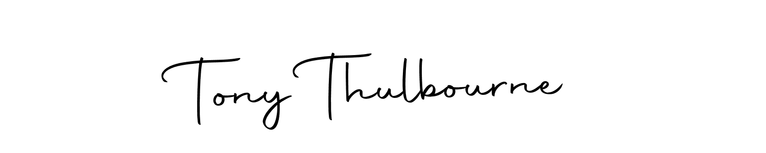 How to make Tony Thulbourne name signature. Use Autography-DOLnW style for creating short signs online. This is the latest handwritten sign. Tony Thulbourne signature style 10 images and pictures png