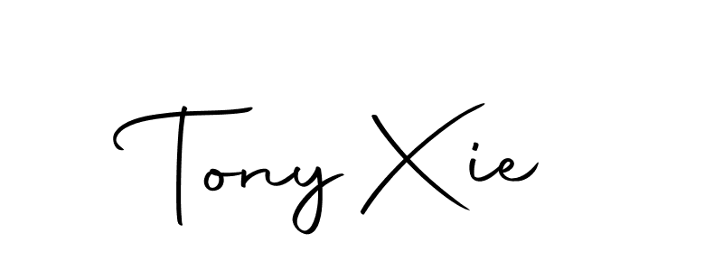 Create a beautiful signature design for name Tony Xie. With this signature (Autography-DOLnW) fonts, you can make a handwritten signature for free. Tony Xie signature style 10 images and pictures png