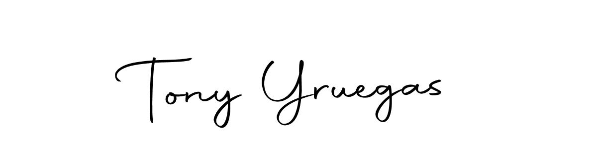 Create a beautiful signature design for name Tony Yruegas. With this signature (Autography-DOLnW) fonts, you can make a handwritten signature for free. Tony Yruegas signature style 10 images and pictures png