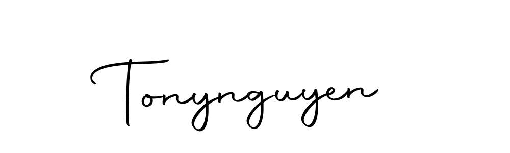 Make a beautiful signature design for name Tonynguyen. With this signature (Autography-DOLnW) style, you can create a handwritten signature for free. Tonynguyen signature style 10 images and pictures png