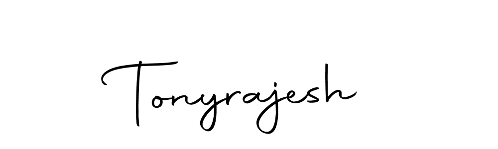 Use a signature maker to create a handwritten signature online. With this signature software, you can design (Autography-DOLnW) your own signature for name Tonyrajesh. Tonyrajesh signature style 10 images and pictures png