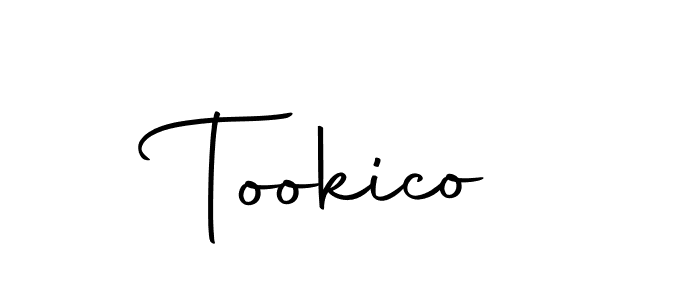 Create a beautiful signature design for name Tookico. With this signature (Autography-DOLnW) fonts, you can make a handwritten signature for free. Tookico signature style 10 images and pictures png
