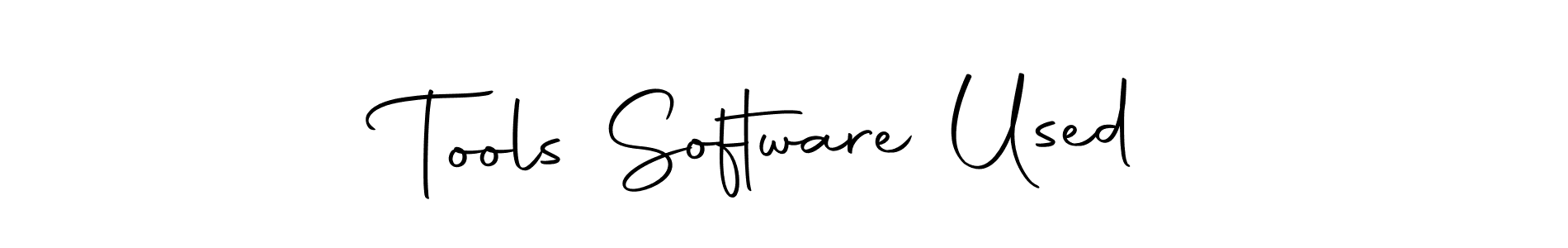 Once you've used our free online signature maker to create your best signature Autography-DOLnW style, it's time to enjoy all of the benefits that Tools Software Used name signing documents. Tools Software Used signature style 10 images and pictures png