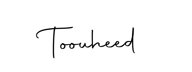 Here are the top 10 professional signature styles for the name Toouheed. These are the best autograph styles you can use for your name. Toouheed signature style 10 images and pictures png