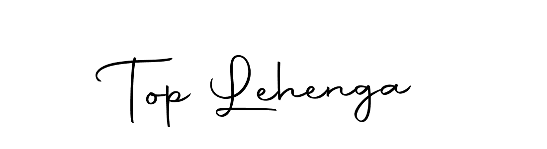 Create a beautiful signature design for name Top Lehenga. With this signature (Autography-DOLnW) fonts, you can make a handwritten signature for free. Top Lehenga signature style 10 images and pictures png