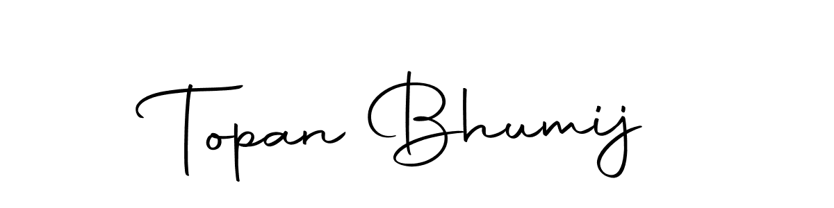 Make a beautiful signature design for name Topan Bhumij. Use this online signature maker to create a handwritten signature for free. Topan Bhumij signature style 10 images and pictures png