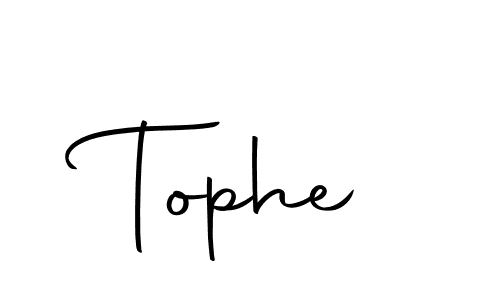 Use a signature maker to create a handwritten signature online. With this signature software, you can design (Autography-DOLnW) your own signature for name Tophe. Tophe signature style 10 images and pictures png