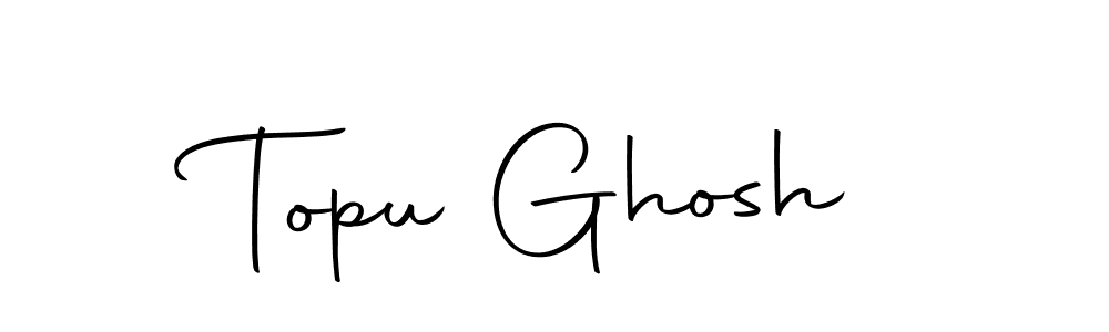 Create a beautiful signature design for name Topu Ghosh. With this signature (Autography-DOLnW) fonts, you can make a handwritten signature for free. Topu Ghosh signature style 10 images and pictures png