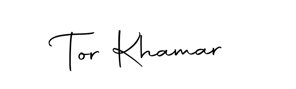Tor Khamar stylish signature style. Best Handwritten Sign (Autography-DOLnW) for my name. Handwritten Signature Collection Ideas for my name Tor Khamar. Tor Khamar signature style 10 images and pictures png
