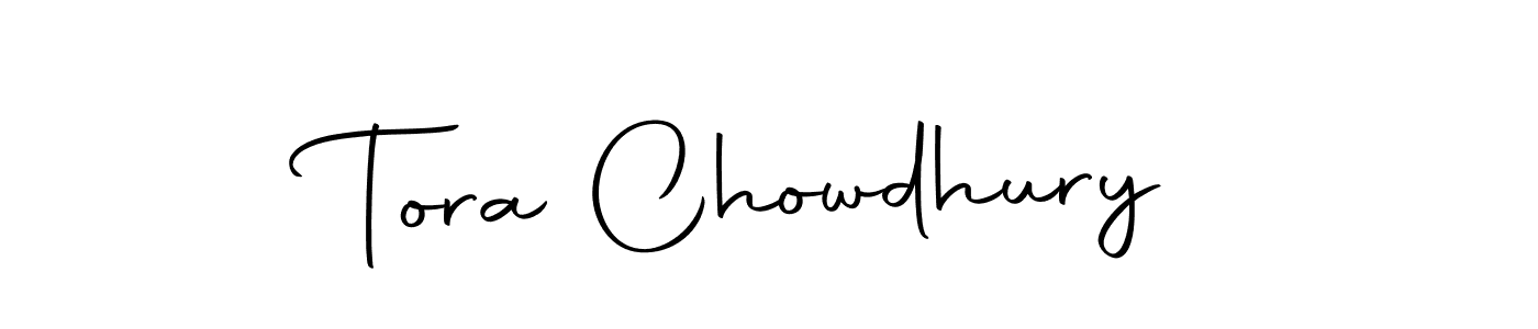 Make a beautiful signature design for name Tora Chowdhury. With this signature (Autography-DOLnW) style, you can create a handwritten signature for free. Tora Chowdhury signature style 10 images and pictures png