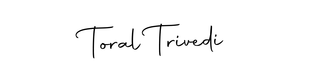 Autography-DOLnW is a professional signature style that is perfect for those who want to add a touch of class to their signature. It is also a great choice for those who want to make their signature more unique. Get Toral Trivedi name to fancy signature for free. Toral Trivedi signature style 10 images and pictures png