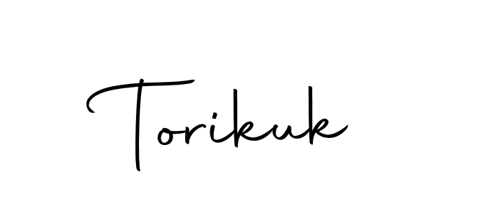 Create a beautiful signature design for name Torikuk. With this signature (Autography-DOLnW) fonts, you can make a handwritten signature for free. Torikuk signature style 10 images and pictures png