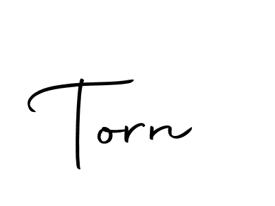 How to make Torn signature? Autography-DOLnW is a professional autograph style. Create handwritten signature for Torn name. Torn signature style 10 images and pictures png