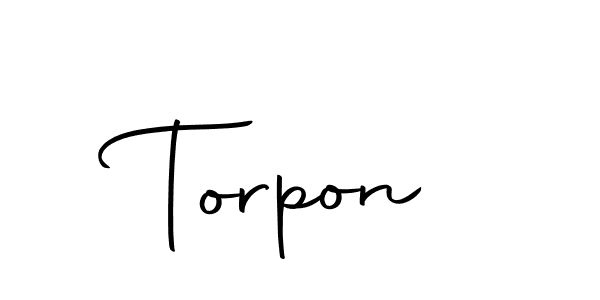 if you are searching for the best signature style for your name Torpon. so please give up your signature search. here we have designed multiple signature styles  using Autography-DOLnW. Torpon signature style 10 images and pictures png