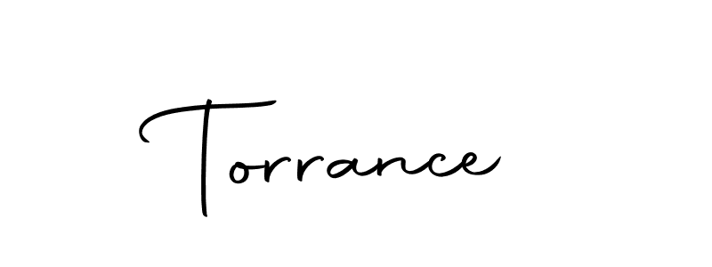 Torrance stylish signature style. Best Handwritten Sign (Autography-DOLnW) for my name. Handwritten Signature Collection Ideas for my name Torrance. Torrance signature style 10 images and pictures png