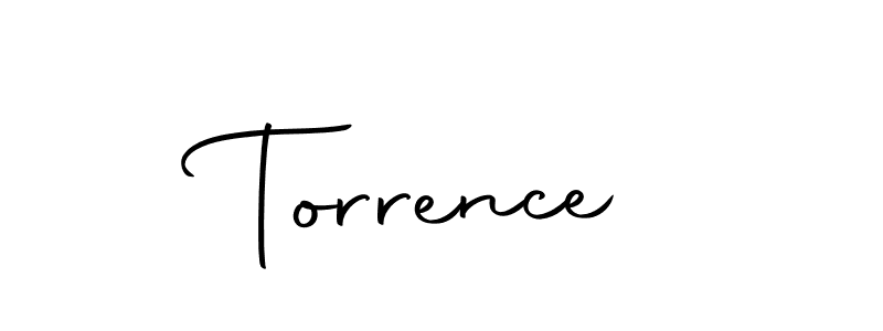 Make a beautiful signature design for name Torrence. With this signature (Autography-DOLnW) style, you can create a handwritten signature for free. Torrence signature style 10 images and pictures png