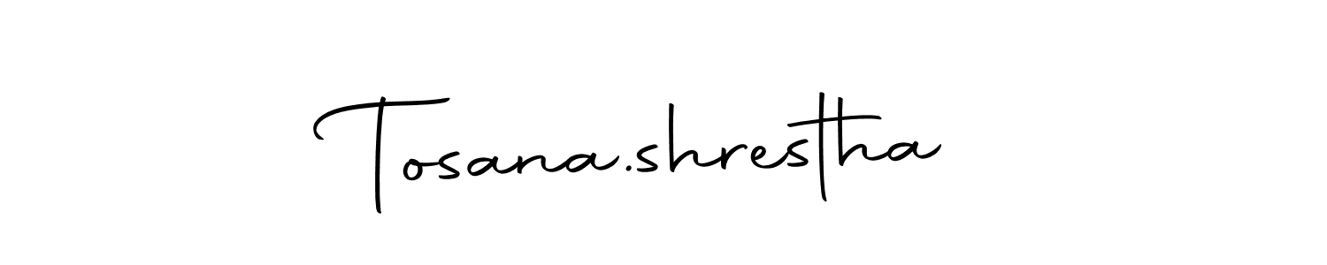 Make a short Tosana.shrestha signature style. Manage your documents anywhere anytime using Autography-DOLnW. Create and add eSignatures, submit forms, share and send files easily. Tosana.shrestha signature style 10 images and pictures png