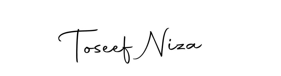 You can use this online signature creator to create a handwritten signature for the name Toseef Niza. This is the best online autograph maker. Toseef Niza signature style 10 images and pictures png
