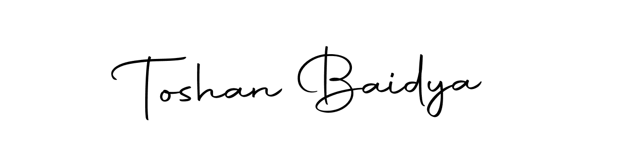 if you are searching for the best signature style for your name Toshan Baidya. so please give up your signature search. here we have designed multiple signature styles  using Autography-DOLnW. Toshan Baidya signature style 10 images and pictures png