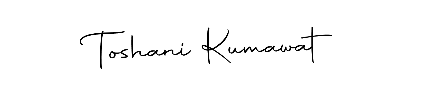 if you are searching for the best signature style for your name Toshani Kumawat. so please give up your signature search. here we have designed multiple signature styles  using Autography-DOLnW. Toshani Kumawat signature style 10 images and pictures png