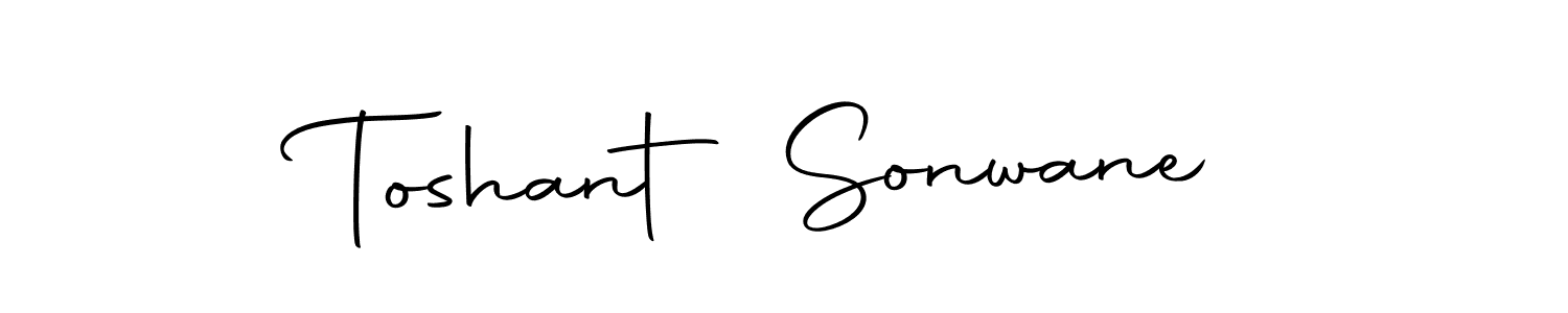 Create a beautiful signature design for name Toshant Sonwane. With this signature (Autography-DOLnW) fonts, you can make a handwritten signature for free. Toshant Sonwane signature style 10 images and pictures png