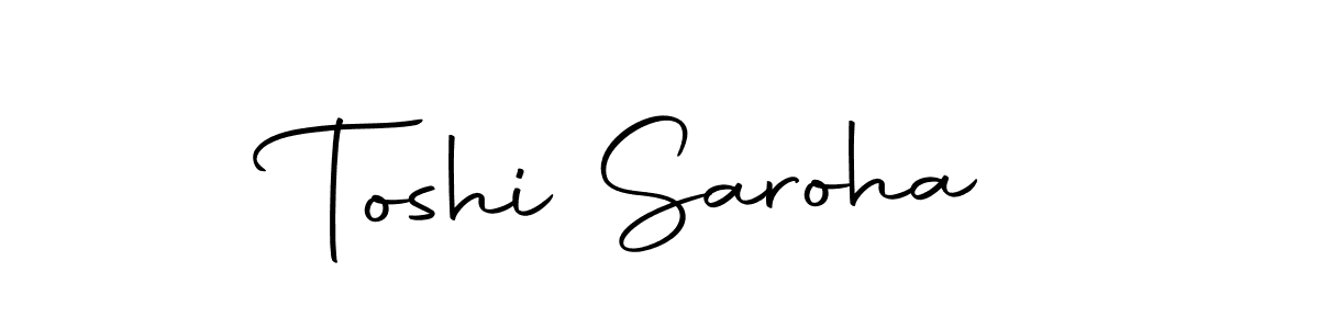 Once you've used our free online signature maker to create your best signature Autography-DOLnW style, it's time to enjoy all of the benefits that Toshi Saroha name signing documents. Toshi Saroha signature style 10 images and pictures png