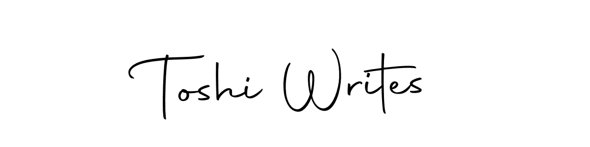 The best way (Autography-DOLnW) to make a short signature is to pick only two or three words in your name. The name Toshi Writes include a total of six letters. For converting this name. Toshi Writes signature style 10 images and pictures png